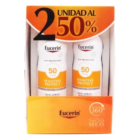 Eucerin Sun Protection SPF50 Sun Spray Transparent Dry Touch 2ºUnd 50% | 38