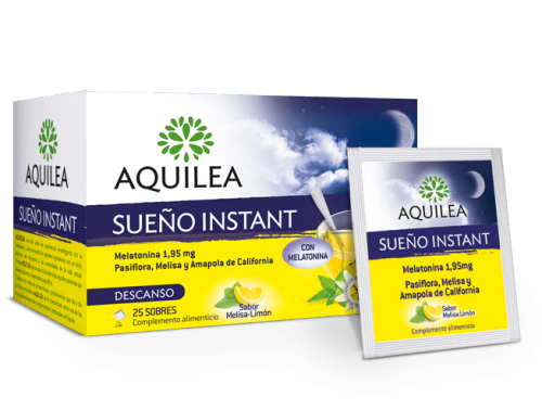 Aquilea Sueño Instant 25 sobres. Sabor limón | 125