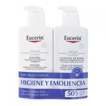 Eucerin Atopi Control Loción + Oleogel Baño 50% descuento | 23