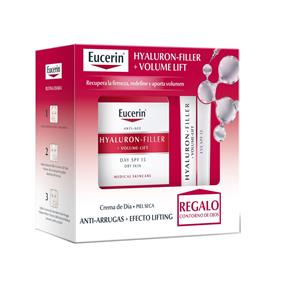 Eucerin Hyaluron-Filler + Volume Lift Crema de día Piel seca Regalo Contorno de Ojos 15ml | 27